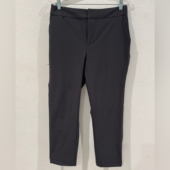 FigsPro Black Skinny Zip Fly Trouser Pants Size Medium - Picture 1 of 16